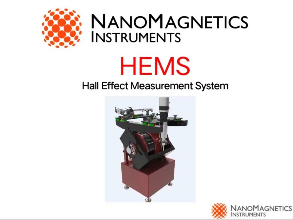 NanoMagnetics HEMS 英国Nanomagnetics霍尔效应测试仪HEMS