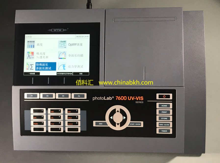 WTW photoLab 7600 UV-VIS WTW photoLab 7600 UV-VIS可见紫外分光光度计